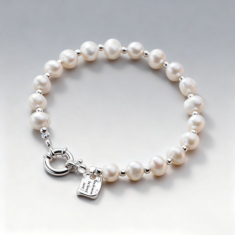 Pearl Charm Beaded Bracelet – Timeless Classic Design - Image 8