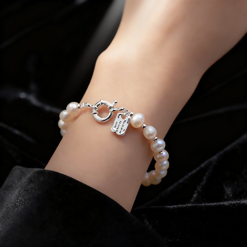Pearl Charm Beaded Bracelet – Timeless Classic Design - Image 4