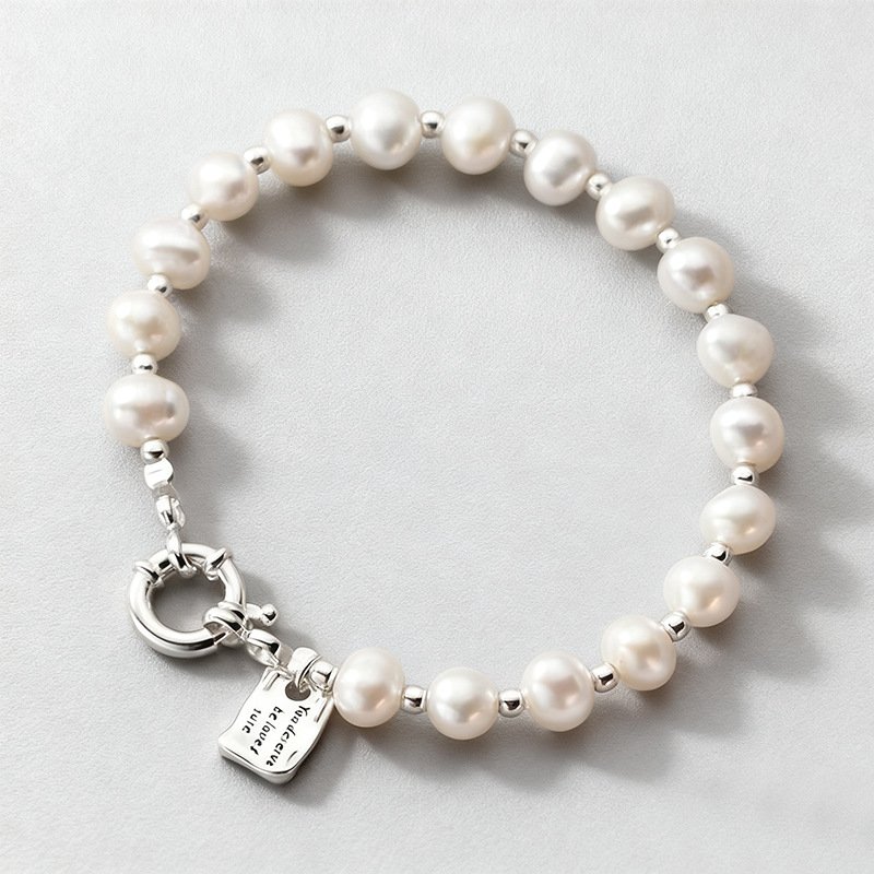 Pearl Charm Beaded Bracelet – Timeless Classic Design - Image 5